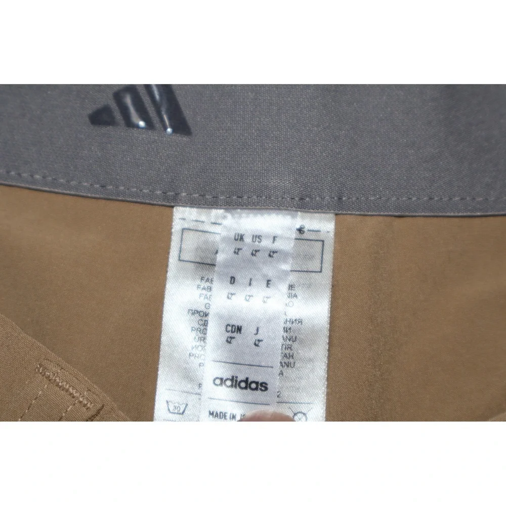 Adidas Golf Shorts Mens 42 Tan Ultimate365 Performance Stretch Khaki 8